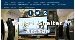Desktop Screenshot of falloutshelterarcade.com